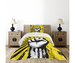 Clenched Fist Bedspread Set