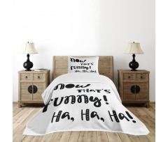 Jokes and Laughing Bedspread Set