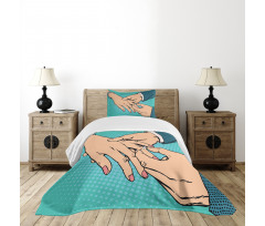 Pop Art Design Bedspread Set