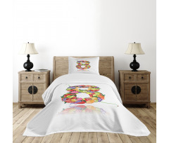 Fruitful 8 Colorful Bedspread Set