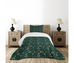 Nocturnal Forestry Bedspread Set