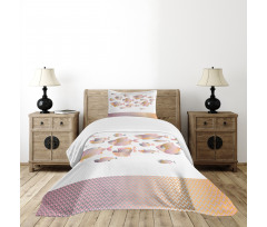 Modern Sea Animal Zigzag Bedspread Set