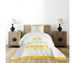 Words with Borders Bedspread Set
