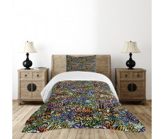 Ghetto Grafitti Spray Bedspread Set