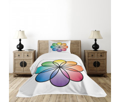 Flower of Life Motif Bedspread Set