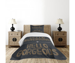 Hello Sunshine Bedspread Set