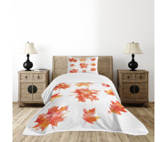 Canadian Foliage Maple Bedspread Set