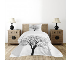 Barren Maple Tree Bedspread Set