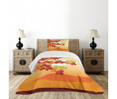 Maple Tree Branches Bedspread Set