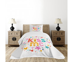 Retro Romantic Cartoon Bedspread Set