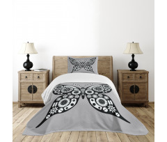 Silhouette Butterfly Bedspread Set