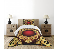 Frame Baroque Bedspread Set