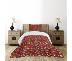 Doodle Animals Bedspread Set