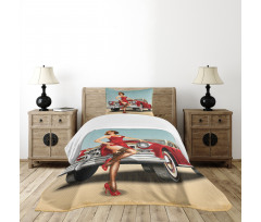 Dutch Haircut Style Bedspread Set