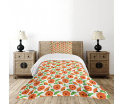 Calendula Buds and Petals Bedspread Set