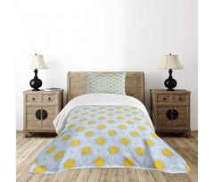 Detailed Petals Bedspread Set