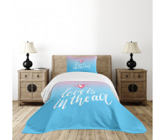 Love is in Air Romantic Bedspread Set