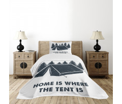 Home is Where the Tent is Bedspread Set
