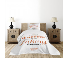 Mistakes and Perfections Bedspread Set