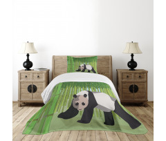 Panda Bamboo Bedspread Set