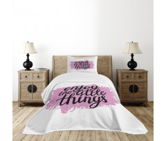 Uplifting Words of Wisdom Bedspread Set