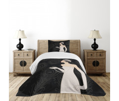 Art Deco Design Bedspread Set