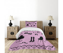 Boutique Shop Elements Bedspread Set