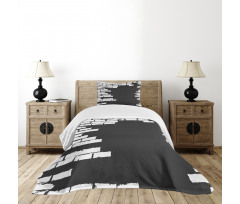 Chalky Stencil Bedspread Set