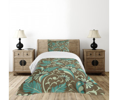 Feathers and Droplets Bedspread Set