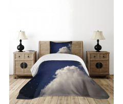 Nocturnal Theme Night Sky Bedspread Set