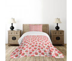 Retro Style Print Bedspread Set