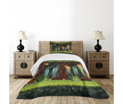 Mystical Woodland Bedspread Set