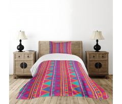 Tribal Zigzags Bedspread Set