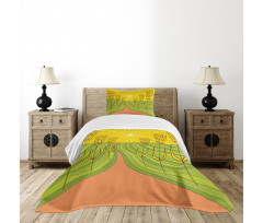 Farmland Agriculture Bedspread Set