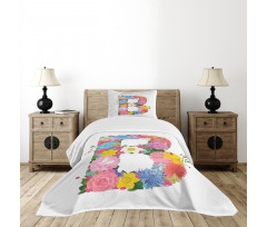 Romantic ABC Sign Bedspread Set