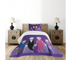 Family of Ghosts Bedspread Set