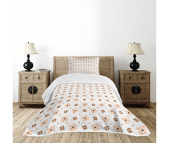 Botanic Flowers Bedspread Set