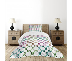 Chain Linked Dots Bedspread Set