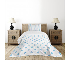 Moon Snail Shell Bedspread Set