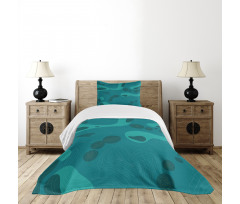 Doodle School of Fish Bedspread Set