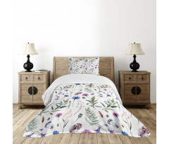 Wildflowers in Spring Bedspread Set