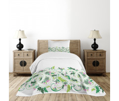 Border Style Ornament Bedspread Set