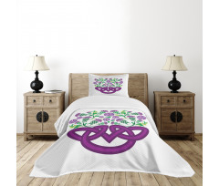 Celtic Knot Basket Form Bedspread Set