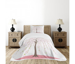 Flowers Oriental Bedspread Set