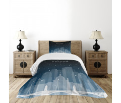 Nocturnal City Concept Bedspread Set