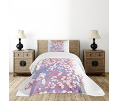 Japanese Spring Bloom Bedspread Set