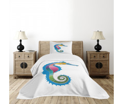 Colorful Graphic Form Bedspread Set