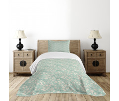 Tropical Sea Life Design Bedspread Set