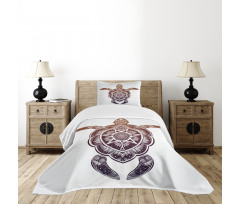 Ornate Mandala Motif Bedspread Set