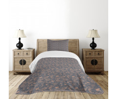 Abstract Grapevine Leaves Bedspread Set